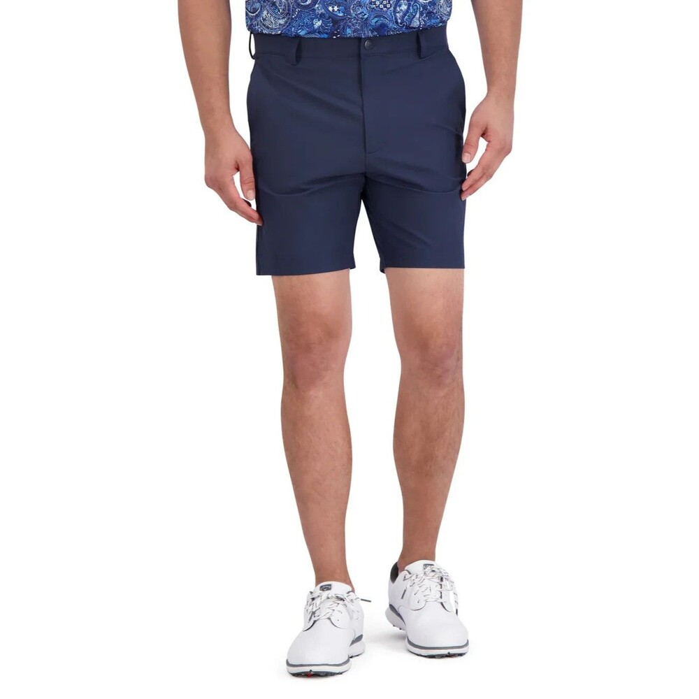 Robert Graham Men's Size 36 Navy Blue Aster Shorts Classic Fit Golf Chino